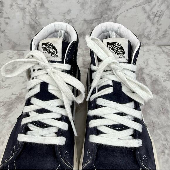 VANS Unisex Sk8 Hi Heiq Eco Dry Dupont Water Repellent Blue  Sneakers M5.5 W 7 - Picture 10 of 15